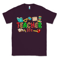Plum teacher life Classic Tee - MaliasSmallBusiness