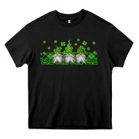 Black st patricks gnomes Heavy Core Tee - Jasminsmagicworld