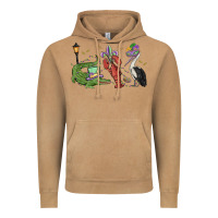 Vintage Camel mardi gras alligator crawfish pelican Vintage Hoodie - MaliasSmallBusiness