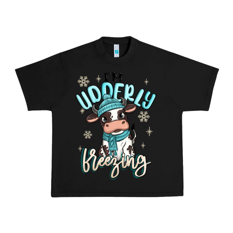 I'm Udderly Freezing Baby Cow Urban Heavy Tee by MaliasSmallBusiness | Teevron