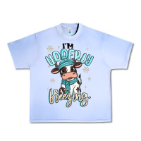 Grape Ice i'm udderly freezing baby cow Urban Heavy Tee - MaliasSmallBusiness