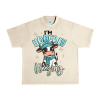 Sandshell i'm udderly freezing baby cow Urban Heavy Tee - MaliasSmallBusiness
