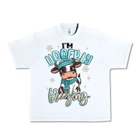 White i'm udderly freezing baby cow Urban Heavy Tee - MaliasSmallBusiness