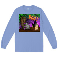 Colony Blue boo mousepad Long Sleeve Tee - BundleAndBundleShop