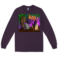 Plum boo mousepad Long Sleeve Tee - BundleAndBundleShop