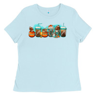 Baby Blue american football coffee cups Ladies Tee - Jasminsmagicworld