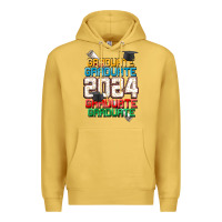 Antique Gold graduate 2024 Premium Hoodie - CowGirlArtShop
