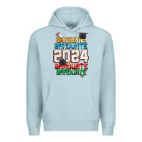 Blue Mist graduate 2024 Premium Hoodie - CowGirlArtShop