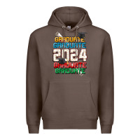Coffee graduate 2024 Premium Hoodie - CowGirlArtShop