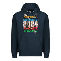 Navy graduate 2024 Premium Hoodie - CowGirlArtShop