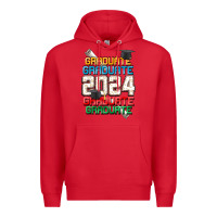 Red graduate 2024 Premium Hoodie - CowGirlArtShop