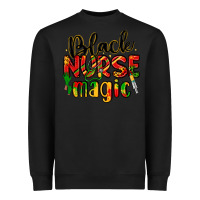 Black black nurse magic Heavyweight Sweatshirt - LillyAllenDesigns