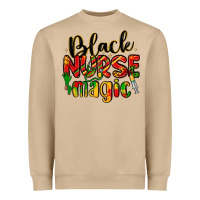 Mushroom black nurse magic Heavyweight Sweatshirt - LillyAllenDesigns