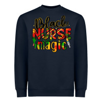 Navy black nurse magic Heavyweight Sweatshirt - LillyAllenDesigns