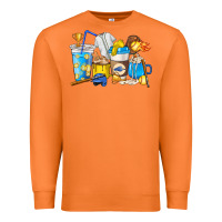 Carrot Softball coffee cups Premium Sweatshirt - HowdyJamesFarm