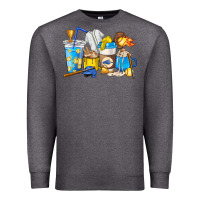 Charcoal Heather Softball coffee cups Premium Sweatshirt - HowdyJamesFarm
