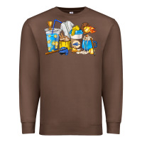 Chestnut Softball coffee cups Premium Sweatshirt - HowdyJamesFarm