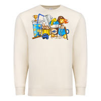 Sandshell Softball coffee cups Premium Sweatshirt - HowdyJamesFarm