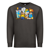 Smoke Softball coffee cups Premium Sweatshirt - HowdyJamesFarm