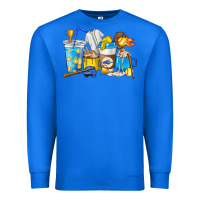 True Royal Softball coffee cups Premium Sweatshirt - HowdyJamesFarm