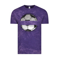 Cloud Purple custom soccer Vintage Tee - MaliasSmallBusiness