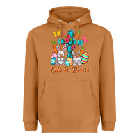 Meerkat He is risen with Cross Easter Day Heavyweight Hoodie - HowdyJamesFarm