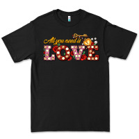Black all you need is love Premium Tee - AdoDesignShop