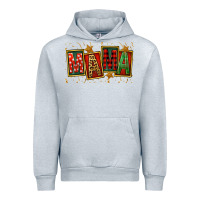 Heather Grey mama christmas Urban Hoodie - FaDigitalArtStudio