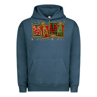 Pigment Midnight Navy mama christmas Urban Hoodie - FaDigitalArtStudio