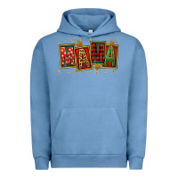 Pigment Pebble Blue mama christmas Urban Hoodie - FaDigitalArtStudio