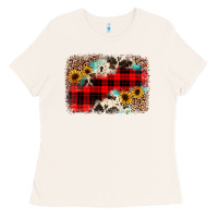 Bone christmas background Ladies Tee - JahusDesignShop