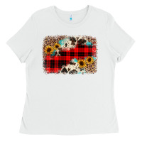 White christmas background Ladies Tee - JahusDesignShop