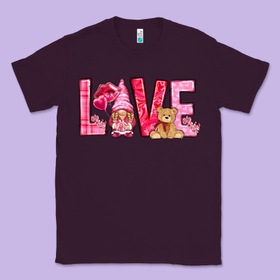 Love With Gnome Classic Tee Designed By Nancycooperartshop