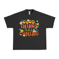 Pigment Black good things are coming Urban Heavy Tee - MaliasSmallBusiness
