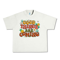 Pistachio good things are coming Urban Heavy Tee - MaliasSmallBusiness