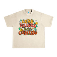 Sandshell good things are coming Urban Heavy Tee - MaliasSmallBusiness