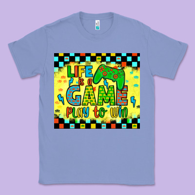 Life Is A Game Play To Win Classic Tee Designed By Jahusdesignshop