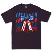 Plum america ribbon Premium Tee - JahusDesignShop