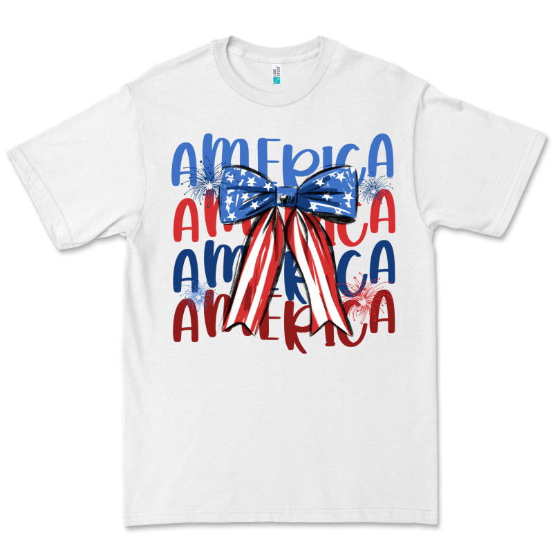 America Ribbon Premium Tee by JahusDesignShop | Teevron