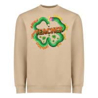 Teacher St Patricks Day Heavyweight Sweatshirt | Teevron