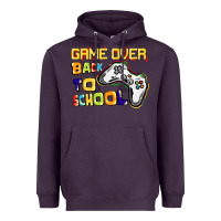 Plum game over back to school Heavyweight Hoodie - CowGirlArtShop