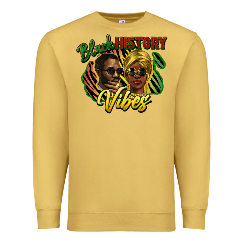 Black History Premium Sweatshirt by HowdyJamesFarm | Teevron