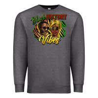 Charcoal Heather Black history Premium Sweatshirt - HowdyJamesFarm