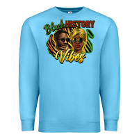Ocean Blue Black history Premium Sweatshirt - HowdyJamesFarm