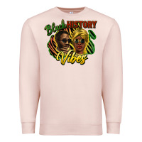 Pale Pink Black history Premium Sweatshirt - HowdyJamesFarm