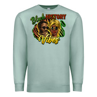 Seafoam Black history Premium Sweatshirt - HowdyJamesFarm