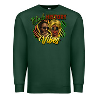 Sports Green Black history Premium Sweatshirt - HowdyJamesFarm