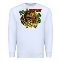 White Black history Premium Sweatshirt - HowdyJamesFarm