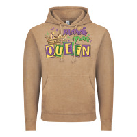 Vintage Coffee mardi gras queen Vintage Hoodie - MaliasSmallBusiness