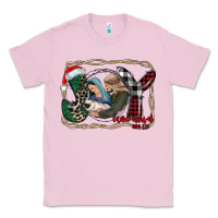 Bubblegum Pink joy Christmas Classic Tee - CowhideDigitalArt
